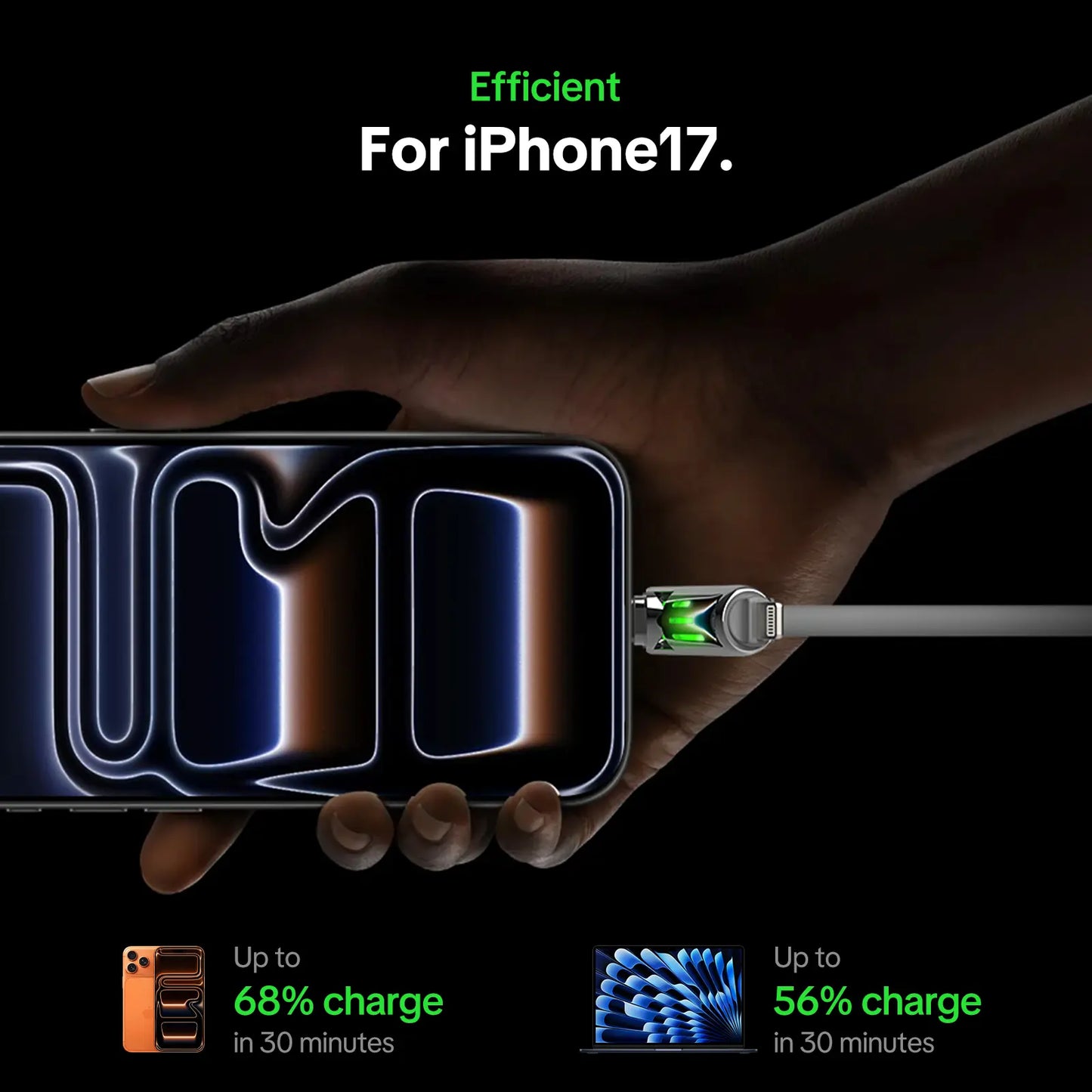 MFish 4-in-1 Charger Multi 240W Fast Charging Cable