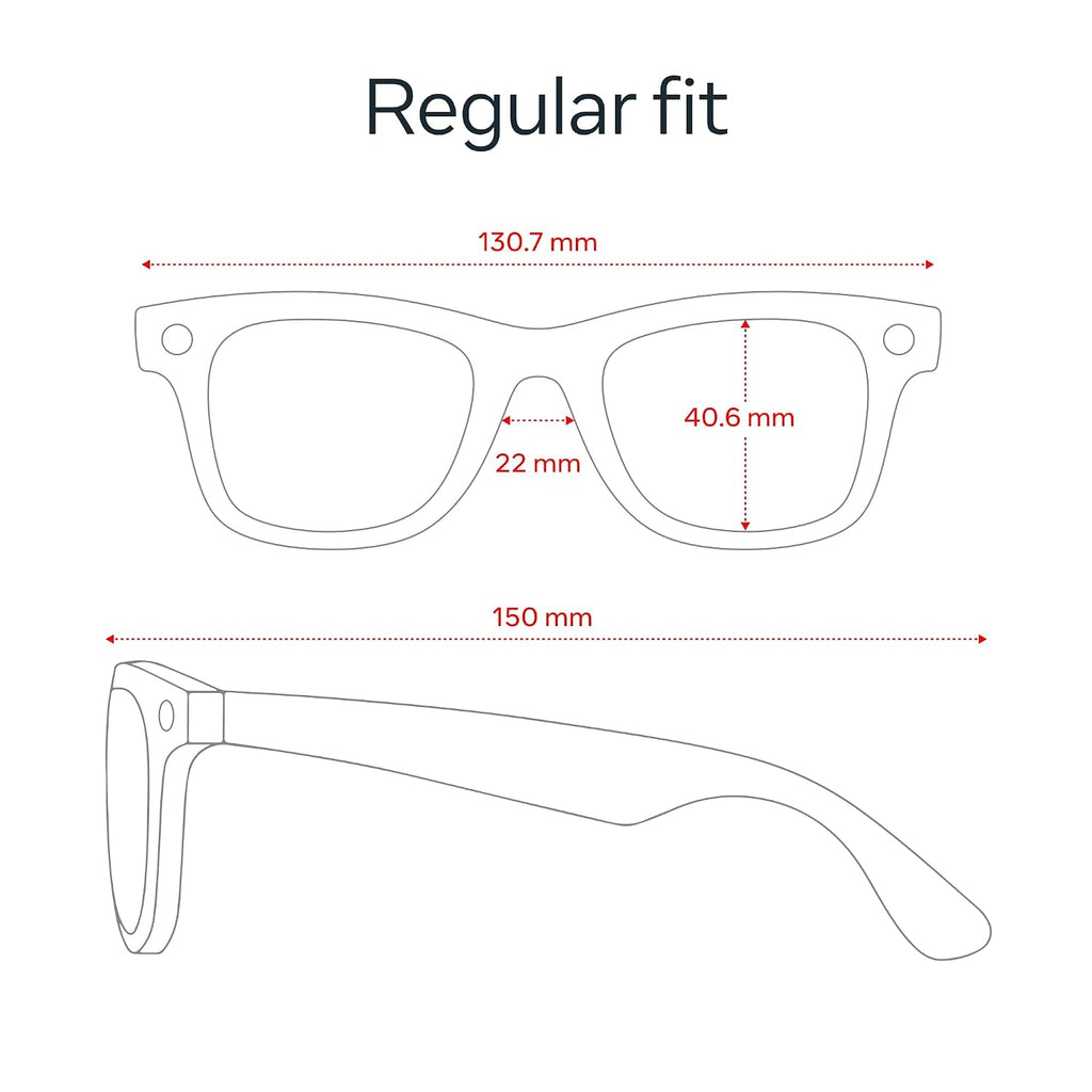 Meta Ray-Ban (Gen 2), Wayfarer, Matte Black | Smart AI Glasses for Men, Women — 2x Battery Life — 3K Ultra HD — 12 MP Camera, Audio, Video Recording — Polarized Gradient Graphite Lenses — Sunglasses