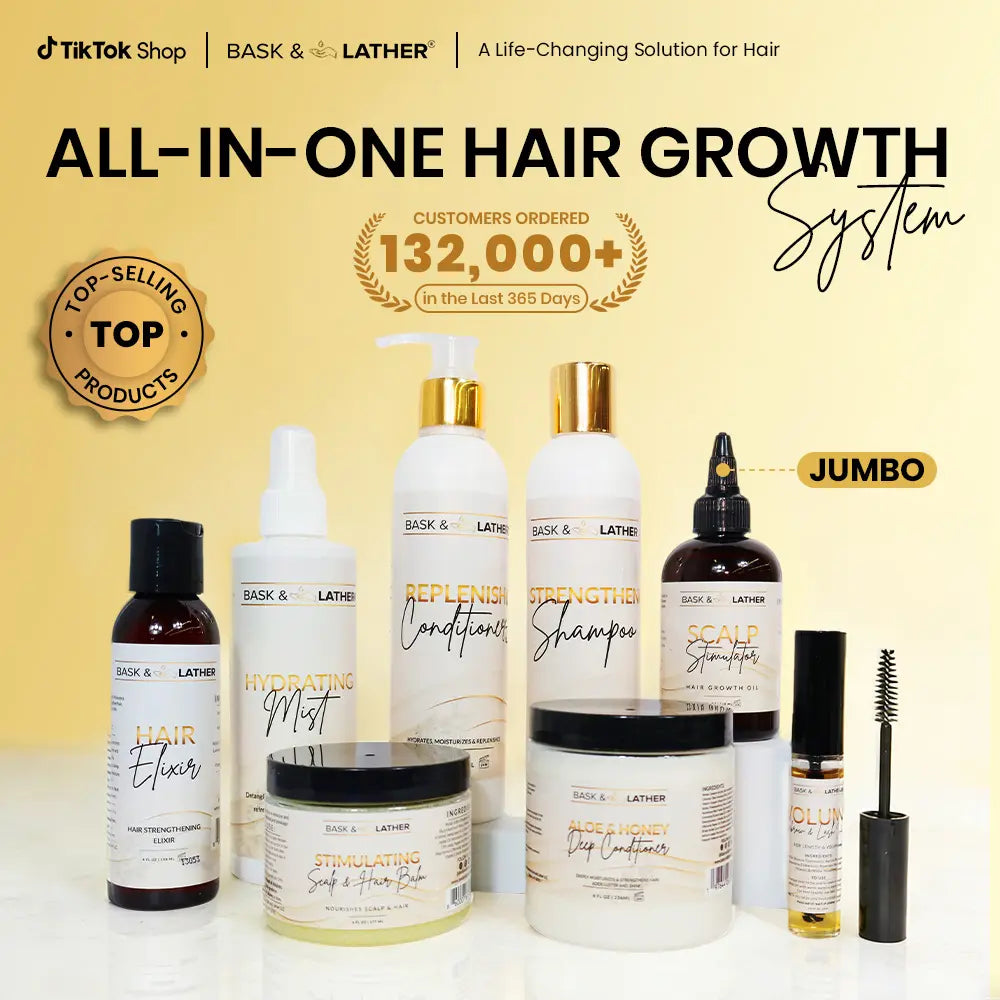 Bask & Lather Ultimate Healthy Hair Care Bundle