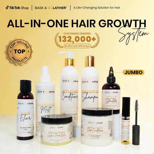Bask & Lather Ultimate Healthy Hair Care Bundle