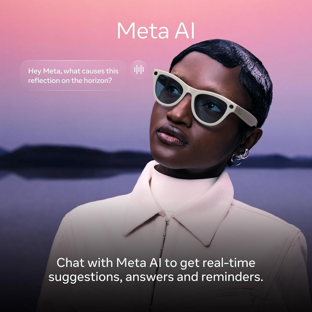 Meta Ray-Ban (Gen 2), Wayfarer, Matte Black | Smart AI Glasses for Men, Women — 2x Battery Life — 3K Ultra HD — 12 MP Camera, Audio, Video Recording — Polarized Gradient Graphite Lenses — Sunglasses