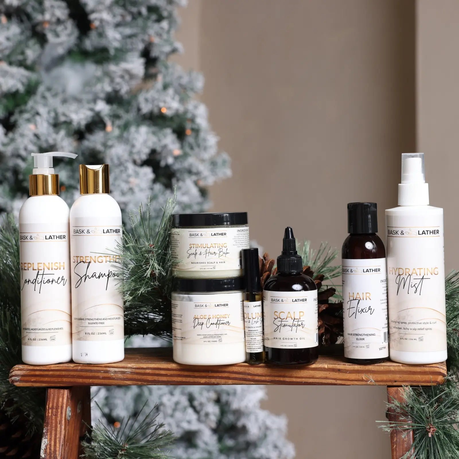 Bask & Lather Ultimate Healthy Hair Care Bundle