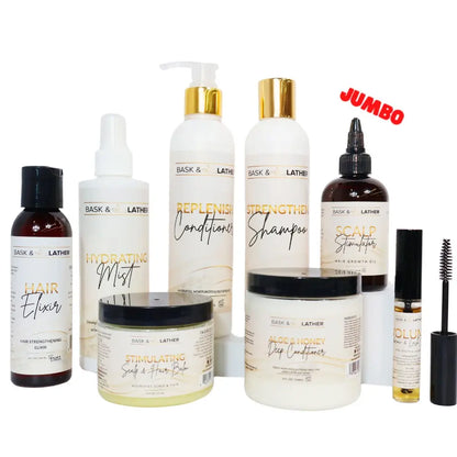 Bask & Lather Ultimate Healthy Hair Care Bundle